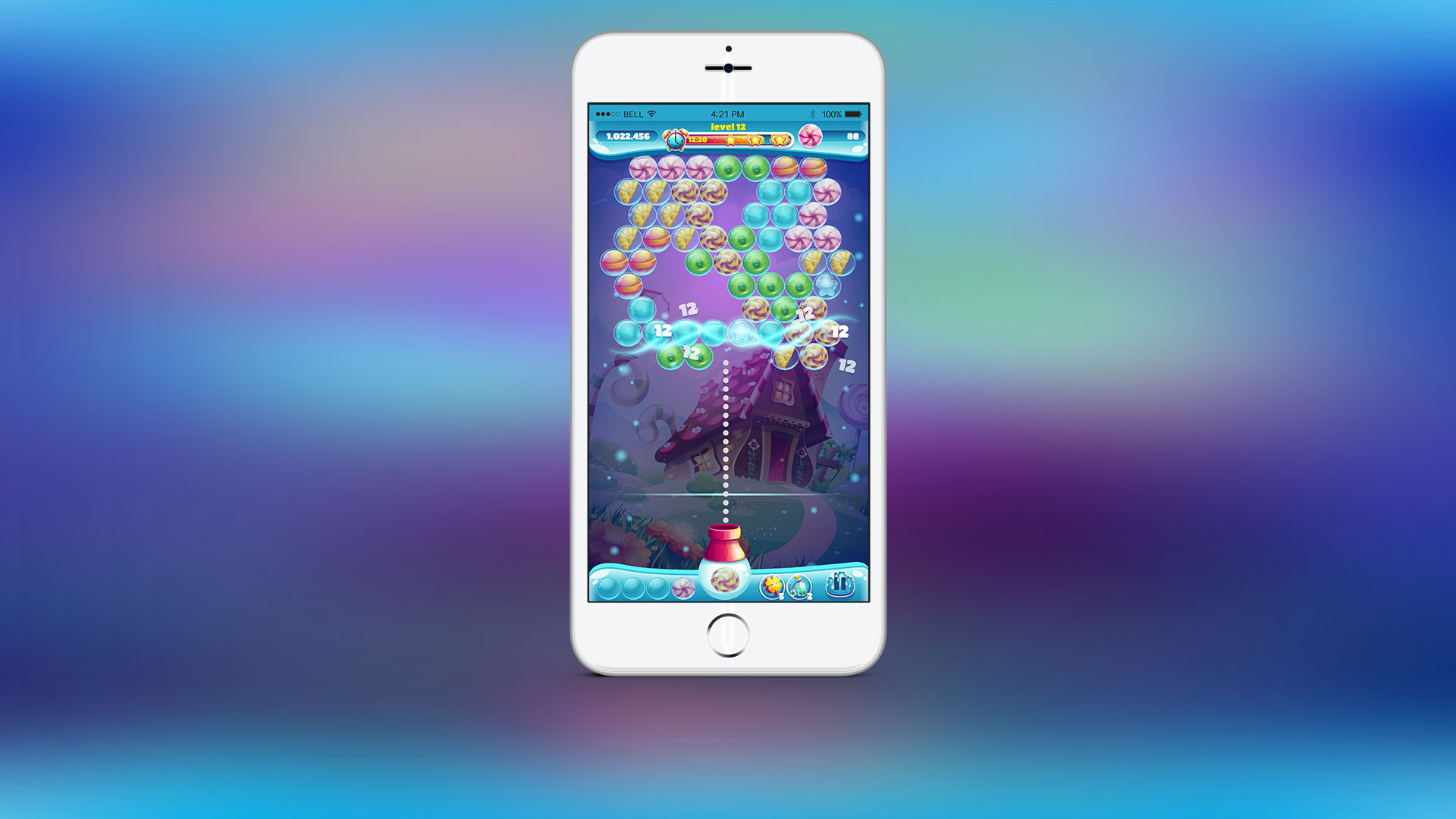 Sweet World Game Gameplay Screenshot Bubbles Quest Candy